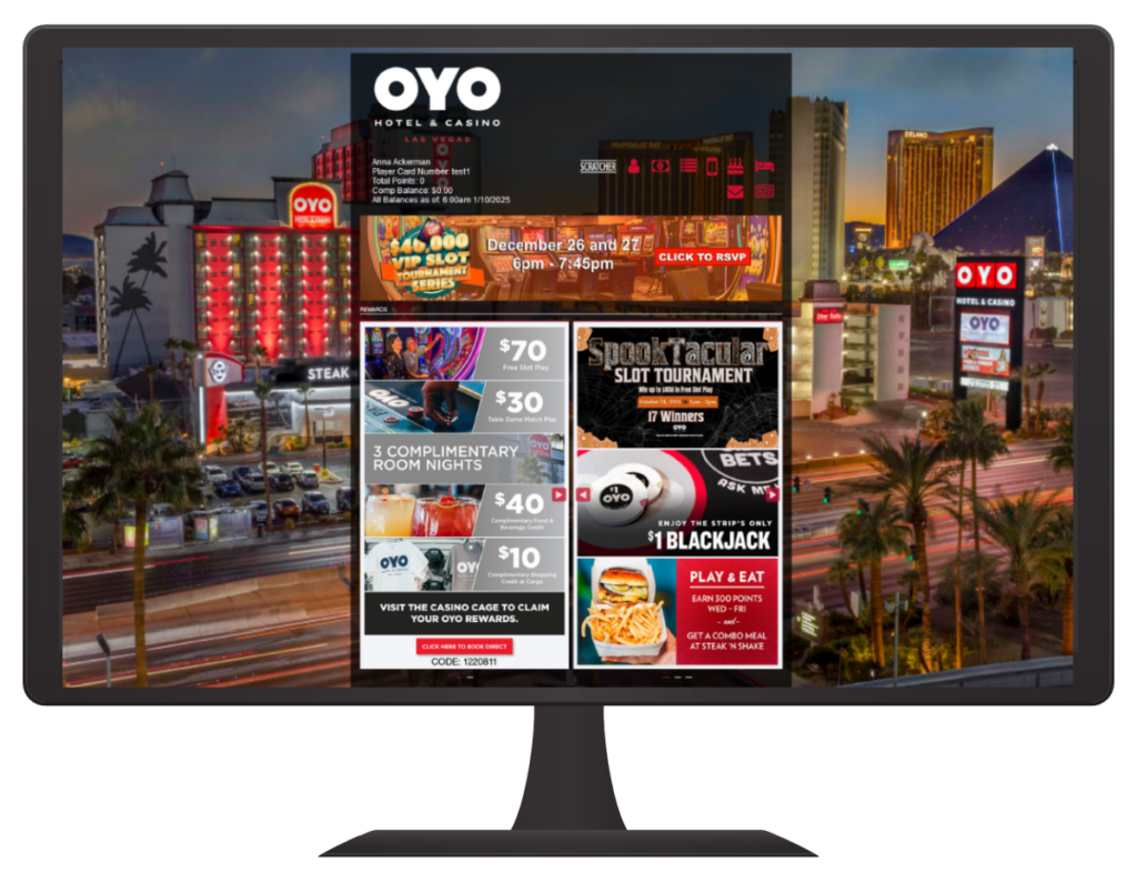 OYO Portal Player Page PC
