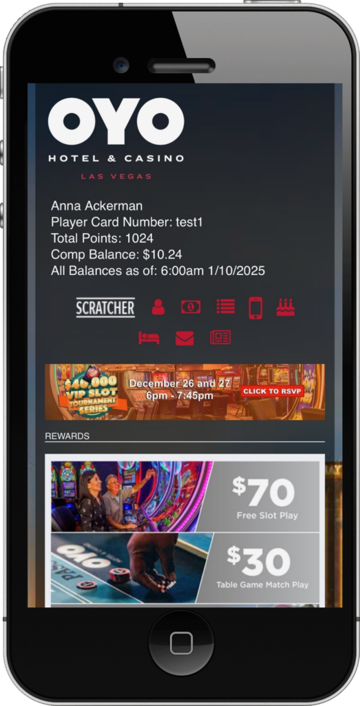 OYO Portal player page Mobile
